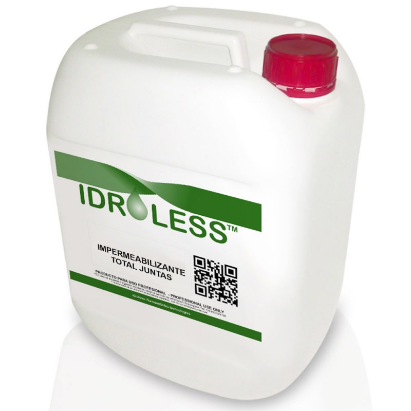 Impermeabilizante total Idroless para juntas y rejuntados