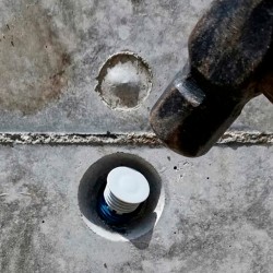 Tapón tubo pasante para desencofrado de hormigón