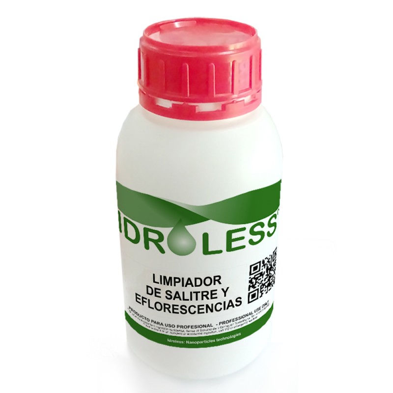 Limpiador de salitre y eflorescencias Idroless para balcones y fachadas
