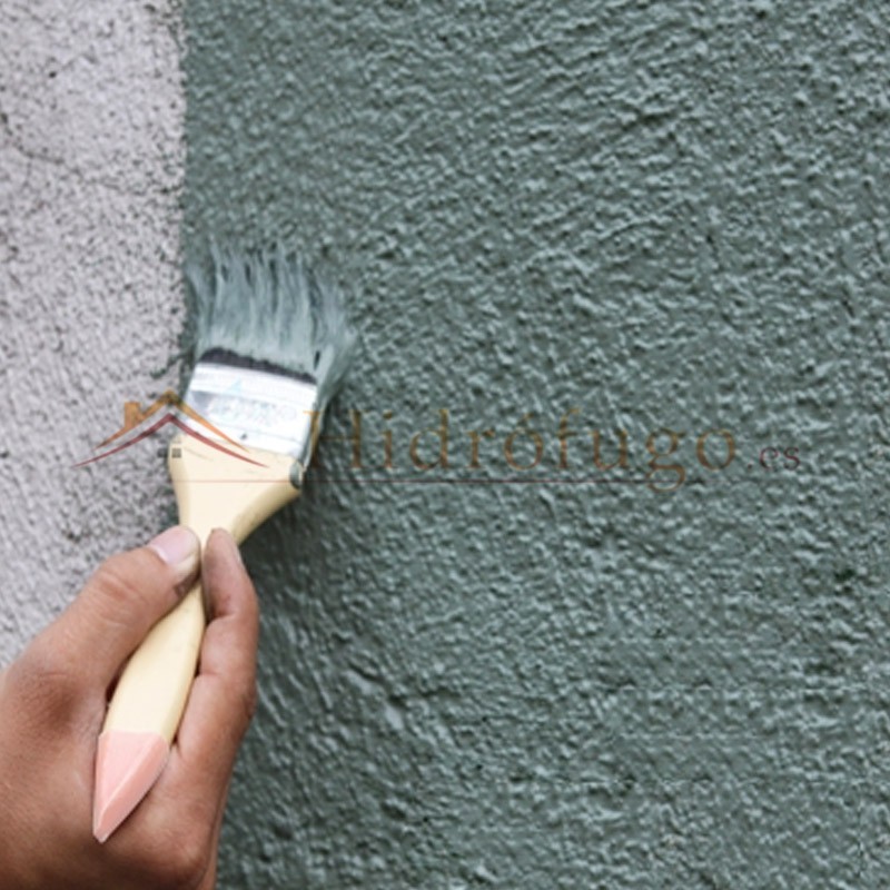 Pintura Impermeabilizante Todoterreno Idroless: sella y frena la humedad  sobre todo tipo de materiales Color Teja Envase kilos 4 kgs